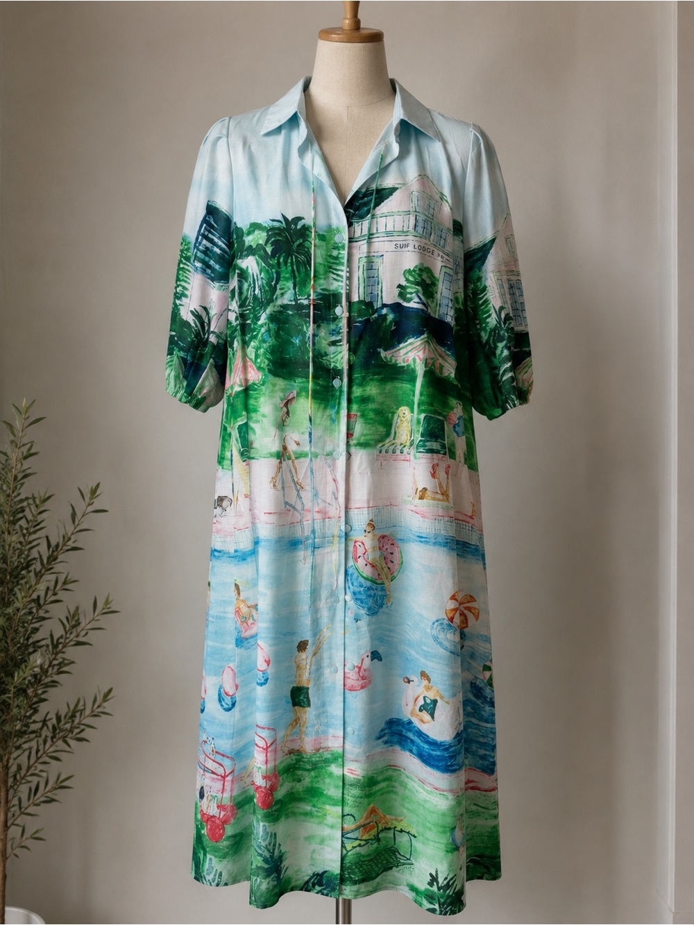Women Unique Printed Summer Dress